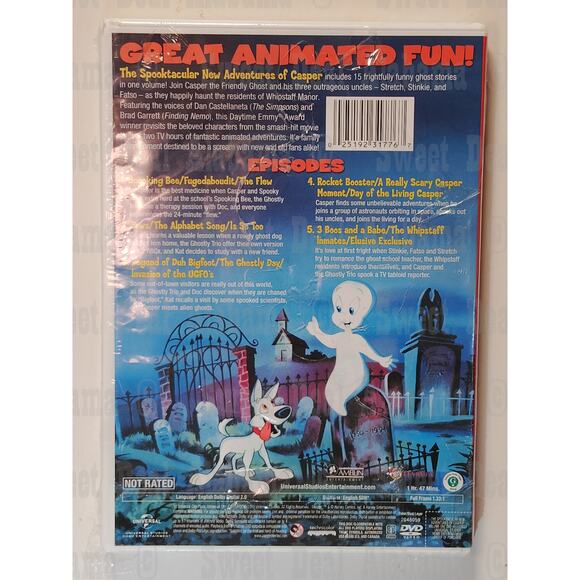 The Spooktacular New Adventures of Casper: Volume 1 (2015 DVD) Animation, Family - Picture 3 of 3